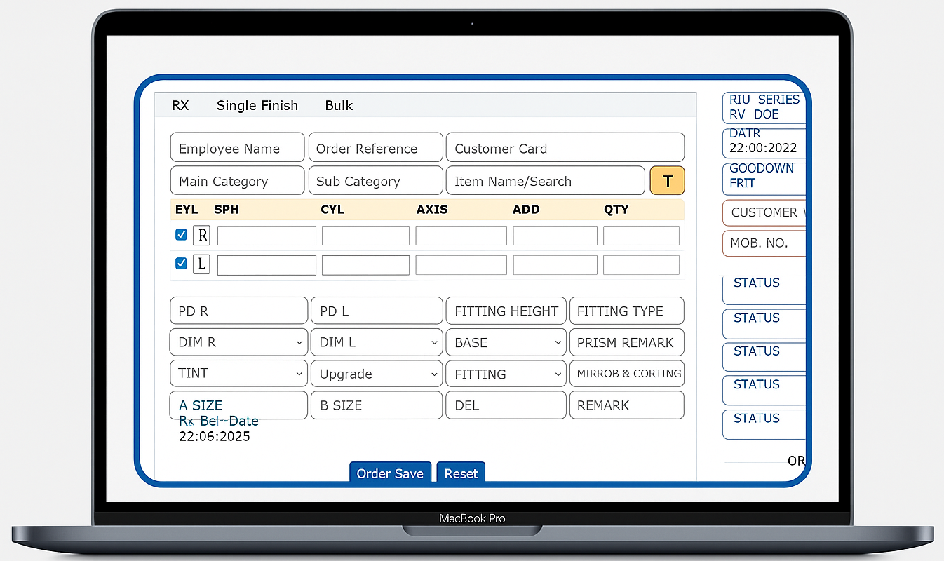 Rx / Ready Order Creation
